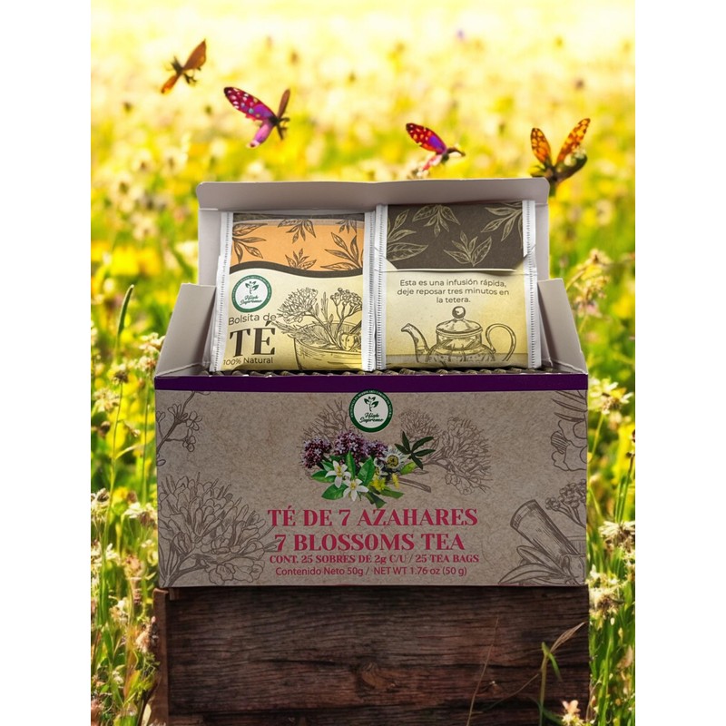 Té de 7 Azahares (7 Blossoms Tea) – 100% Natural,