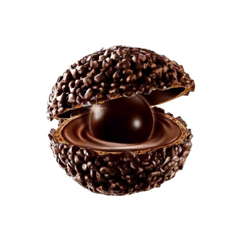 Ferrero Rondnoir Dark Chocolates with Almonds, 12 Pieces