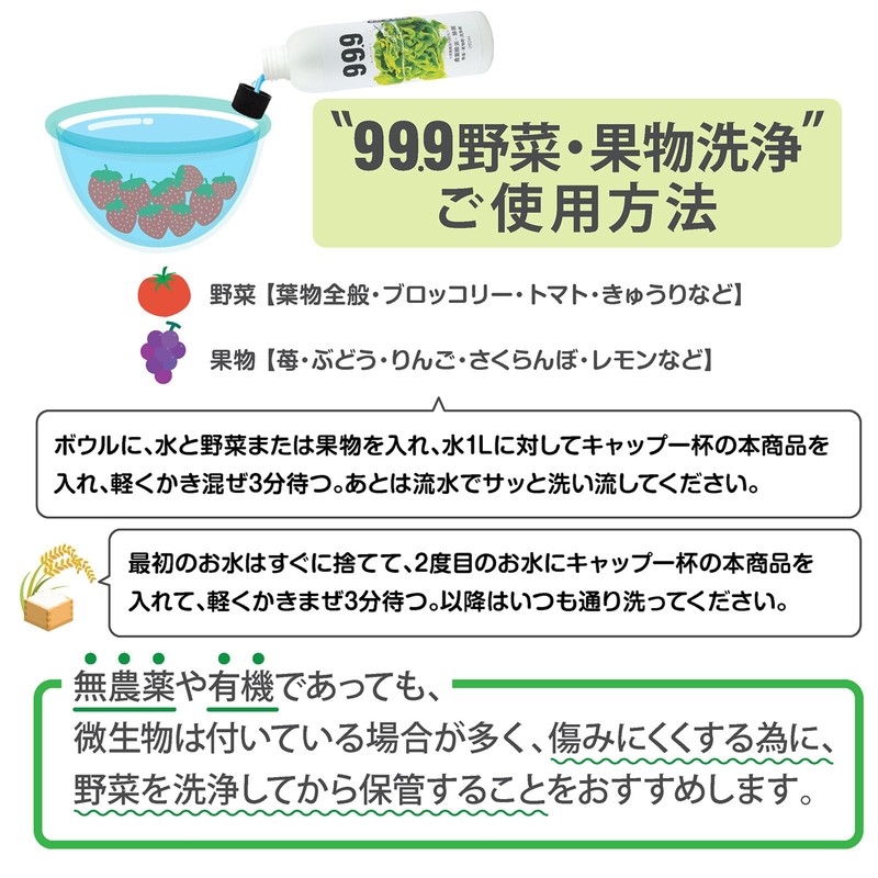 99.9 Vegetable Fruit Wash 250ml