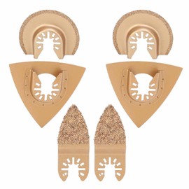 6PCS Hard Alloy Saw Blades Multifunctional Oscillating Saw Blades Tool Woodworking Supplies