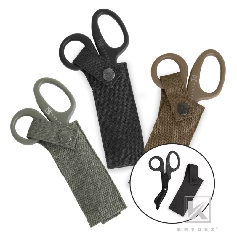 KRYDEX Medic Hand Pouch & Shears Tactical Shear Scissors Sheath