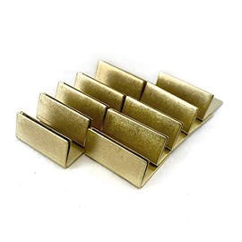 Sin. Made in Japan Brass Card Stand Normal Size Set of 10 Business Card Postcard Stand