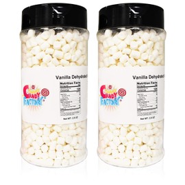 Sarah's Candy Factory Variety Dehydrated Marshmallow Bits, Vanilla Marshmallows in Jar, Assorted Marshmallows in Jar (Vanilla-Vanilla)