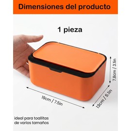 1 Caja Para Toallitas Humedas, Porta Toallitas Humedas Con Tapa De Seguridad Para Estaciones De Cambio De Pañales, Acabado De Guardería, Parejas De Pañales, Familias Con Bebés y Niños Pequeños