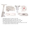 6Pcs Weld Gauge Set Fillet Include Hi Lo Gauge Porosity