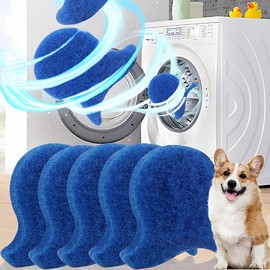 Pet Hair Remover Washing Machine Lint Balls Anti Washing Machine for Dog Hair Cat Hair Remover Hair Catcher Washing Machine (Pack of 5)