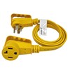 Parkworld EV/Dryer 4-Prong Extension Cord, NEMA 14-30P to 14-30R, Flat