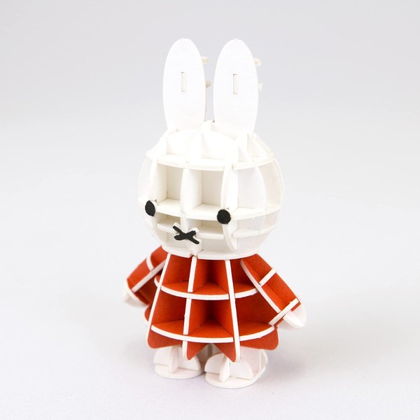 si-gu-mi PLUS Bruna Miffy Standing Pose - Paper 3D Puzzle, DIY Craft Kit, Educational Toy for Boys and Girls, Perfect for Adults and Adults