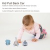 6Pcs Dinosaur Pull Back Car Children Model Simulation Brachiosaurus Tyrannosaurus
