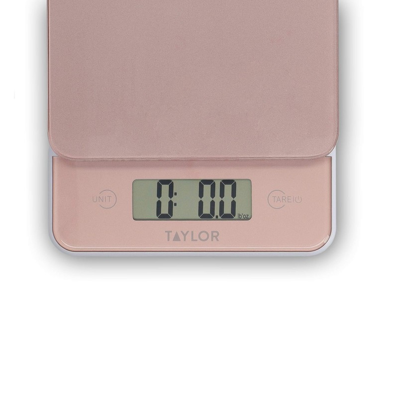 Taylor Digital Glass Kitchen Scales, Stylish Compact Food Weigh Scales