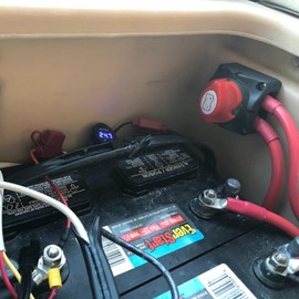 Orifort 12-48 V Battery Switch, Battery Power Cut Disconnect Isolator Master Switch for Vehicle and Boat (1-2-Both-Off)