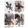 2Pcs Portable Lock Heavy Duty Adjustable Security Device for Travel