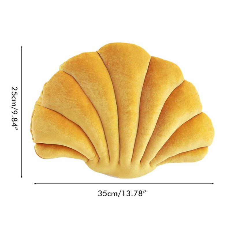 Seashell Pillow Soft Plush Seashell Throw Pillow Soft Sea Shell