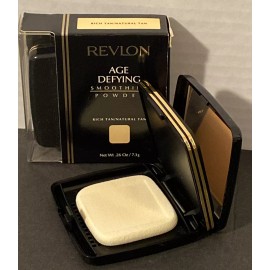 Revlon Age Defying Smoothing Powder RICH TAN / NATURAL TAN .26 Oz/7.3g NEW.