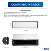 Xfort MailPlate Luxe 10" Letterplate White, Premium Draught Proof Postal