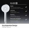 KLUDI -X1 Universal Shower Head Water-Saving Option, Shower Head with