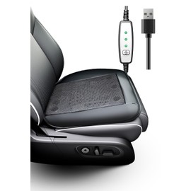 Sojoy Cooling Car Seat Cushion, 8-Fan Ventilated Cover for Cars, SUVs & Trucks, Universal Fit, 5V USB, Ideal for Daily Commutes & Road Trips (No Headrest Cover)