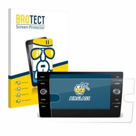 BROTECT Protective Glass for Volkswagen T-Roc 2017-2019 Discover Media 8 Inch 2017-2019 Protective Film Tempered Glass [Extremely Scratch-Resistant 9H