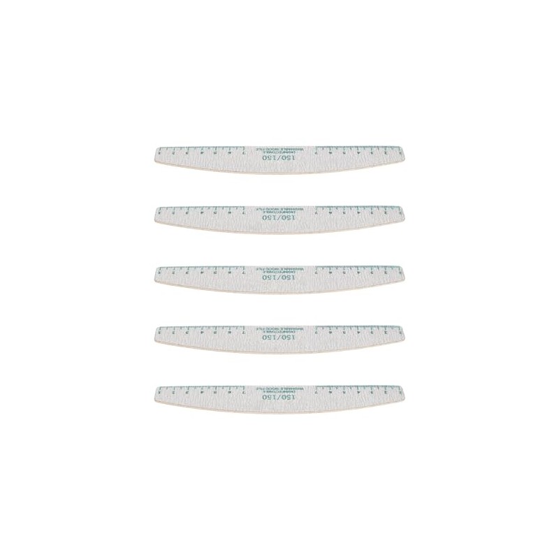 ZJchao 50 Limas de Uñas de Grano 150/150, Limas de