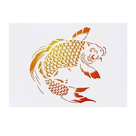 'Orange Koi Carp' Temporary Tattoo - Water Resistant, Skin-Safe, Non-Toxic Transfer (TO00056799)