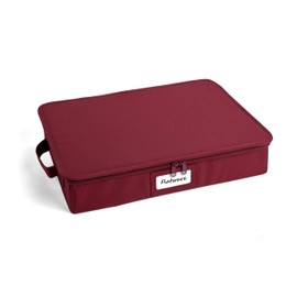 Covermates Keepsakes Flatware Storage Box – Stackable, Reinforced Handles, China Storage, Scarlett Red