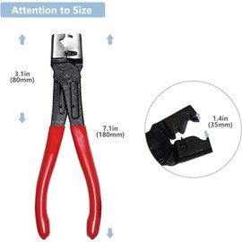 CENWOTL Hose Clamp Pliers, Automotive Pliers, Clic and Clic R Type, Collar Pliers, CV Boot Clamp Pliers