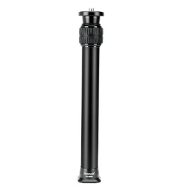 Koolehaoda Asta di Prolunga a 2 Sezioni in Alluminio per Treppiede,asta Telescopica,Monopiede con Attacco Arca Swiss per Treppiedi/Giunto Cardanico/Gimbal/Fotocamere,Portata Massima 15 kg(KQ-2802A)