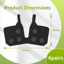 Bremsbeläge Fahrrad Scheibenbremse für Magura MT5-4 Paar Scheibenbremsbeläge Kompatibel mit Magura MT5 MT7, Fahrrad Hitzebeständige Scheibenbremsbeläge für Mountainbike mit Kratzfester Justierplatte