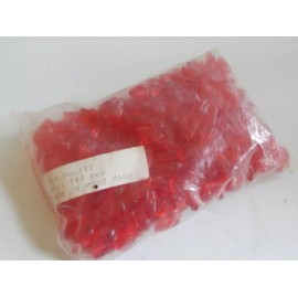 unknown NOS 144 pcs RED Twist Ceramic Christmas Tree Medium peg Lights Bulb  #112