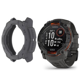 HOMTERN Gary Schutzhülle für Garmin Instinct 3 AMOLED 50 mm und Instinct 3 Solar 50 mm, flexible Silikon-Schutzhülle, stoßfest, kratzfest, sturzsicher