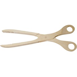 teemando® Wooden Scissors, Cucumber Tongs, 28 cm, Wooden Scissors