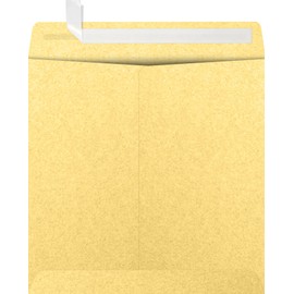 9 x 9 Square Envelopes - Gold Metallic (50 Qty.)