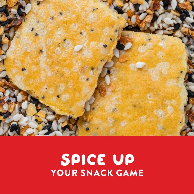 HighKey Low Carb Everything Crackers - Keto Cheese Crackers, 2.0oz