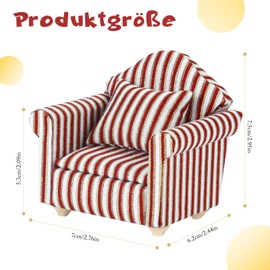 Miniature Armchair Dollhouse Sofa Dollhouse Accessories Miniature Furniture Miniature Sofa Mini Sofa Dollhouse Furniture