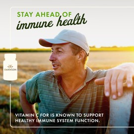 Swanson Timed-Release Vitamin C with Rose HIPS Immune System Support Skin Cardiovascular Health Antioxidant Supplement 1000 mg 250 Tablets