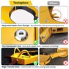 Tevlaphee Wheel Lock - Car Boot Anti-Theft Trailers Wheel Clamp
