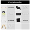 FOCUHUNTER Tactical Airsoft Glasses Anti Fog, with 3 Interchangeable Lens,