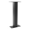 27“ Mailbox Post Black Carbon Steel Mailbox Posts for Outside,Heavy