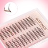 Cat Eye Manga False Eyelashes - Natural, Fluffy, Lashes Cluster