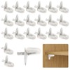 Wisebom Shelf Brackets Supports Shelf Support Pin, Pack of 20