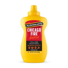 Plochman, Chicago Fire Mustard, 15 oz, Spices up Hot Dogs