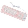 Foldable Silicone Keyboard 103 Keys USB Wired Silicon Foldable Waterproof