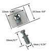 XMHF 30 Pieces Shelf Support Holder White Pin Peg with