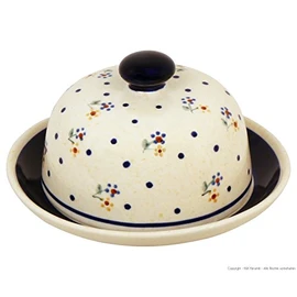 Bunzlauer Cheese Bell S/Butter Bell for Roll Butter Diameter 14.0 cm in Decoration 111
