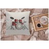 WONDERTIFY Music Cushion Cover Rock N Roll Jazz Musical Instrument