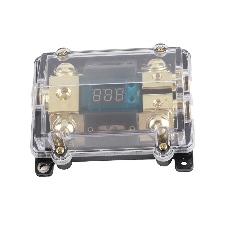 Universal Car Auto Fuse Holder 100A LED Digital 1 in