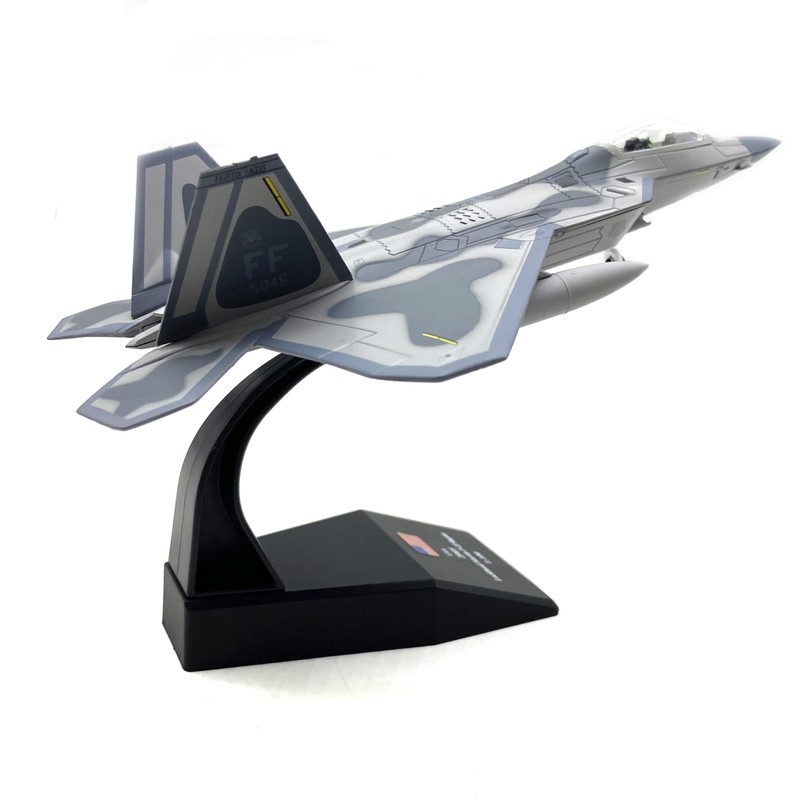 Enatuther 1/100 Scale F-22 Raptor Model Airplane Fighter Jet Model