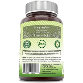 Amazing India Organic Triphala Salud Digestiva Detox 120cáps