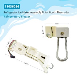 11036056 Refrigerator Ice Maker Assembly (OEM Part) Fit for Bosch Thermador Refrigerator/Freezer Replacement Part AP6991261 PS16221894, EAP16221894 EG-320313.1 8001113484 etc.