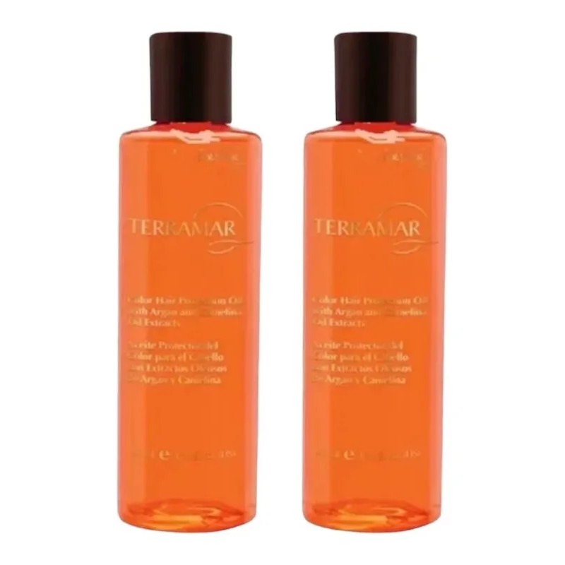 Pack De 2 Aceites Capilar Protector De Color Terramar 98mls